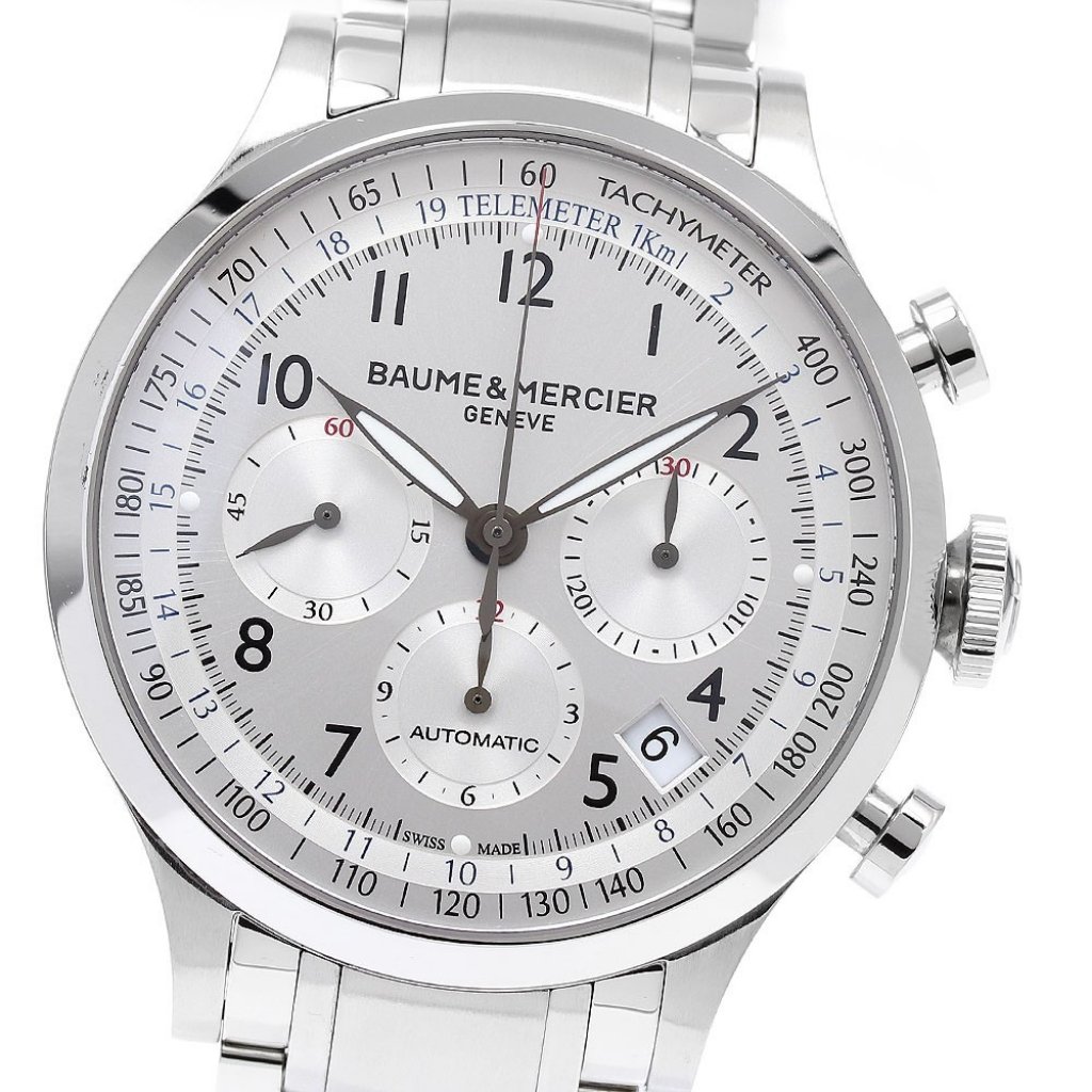Baume  Mercier Cape Land 65716 Chronograph Silver Dial Automatic Mens895211